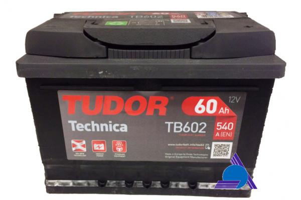Tudor TB602 Batería De Coche 60Ah 540A EN